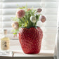 Hässliche Erdbeer Vase