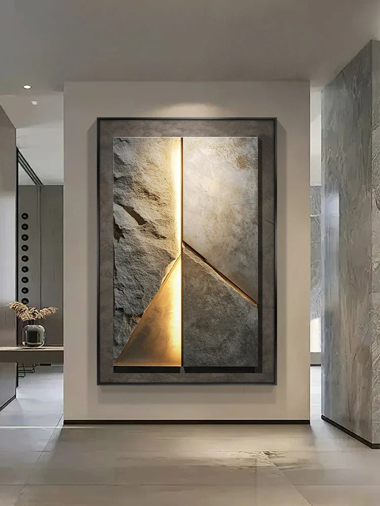 Frendorf | Neue Rock-Textur-LED-Porzellan-Wandlampe
