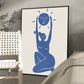 AzureContours | Abstrakte Plakate zum Thema Blau