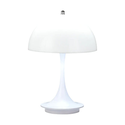 Pilz-Tischlampe, PC, leuchtender Lampenschirm, wiederaufladbare Schreibtischlampe, Schlafzimmer, Nachttisch, dekoratives Nachtlicht