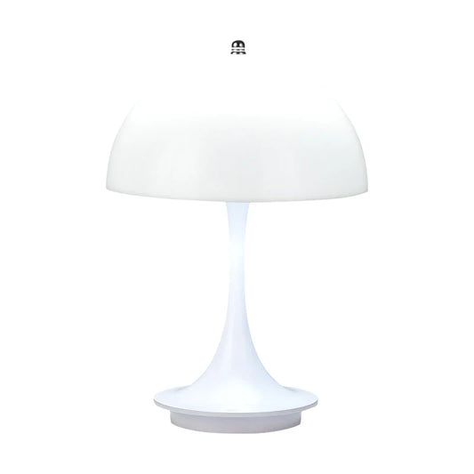 Pilz-Tischlampe, PC, leuchtender Lampenschirm, wiederaufladbare Schreibtischlampe, Schlafzimmer, Nachttisch, dekoratives Nachtlicht