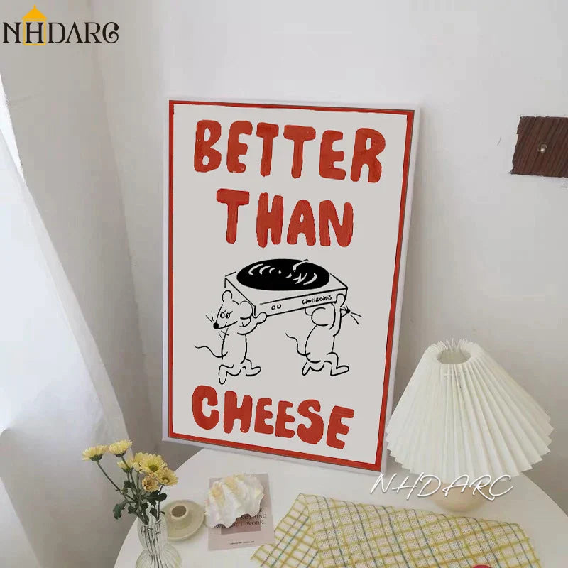 Korean Lovely Dinosaur Maus Cartoon Design Innenmalerei Leinwanddruck Poster Wandbild Kunst Wohnzimmer Heimdekoration