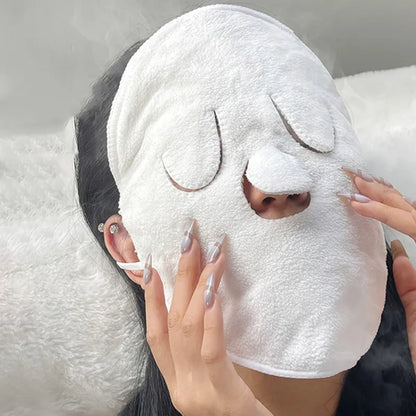 Baumwolle Heiße Kompressen Handtuch - Hautpflege Maske für sauberes, dampfendes Gesicht und geöffnete Poren - Schönheitsgesichtspflegewerkzeug