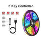 USB RGB LED Strip Lichter mit App-Steuerung für Raum- & Fernseher-Hintergrundbeleuchtung Deko