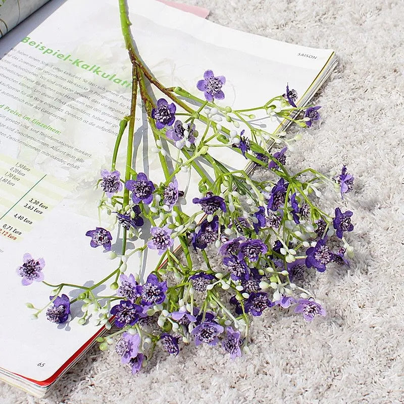 Frendorf | 1 Bundle Gypsophila Künstliche Blumen – Hochzeitsdeko Plastikblumen Vase für Zuhause, Party & Veranstaltungsdekorationen