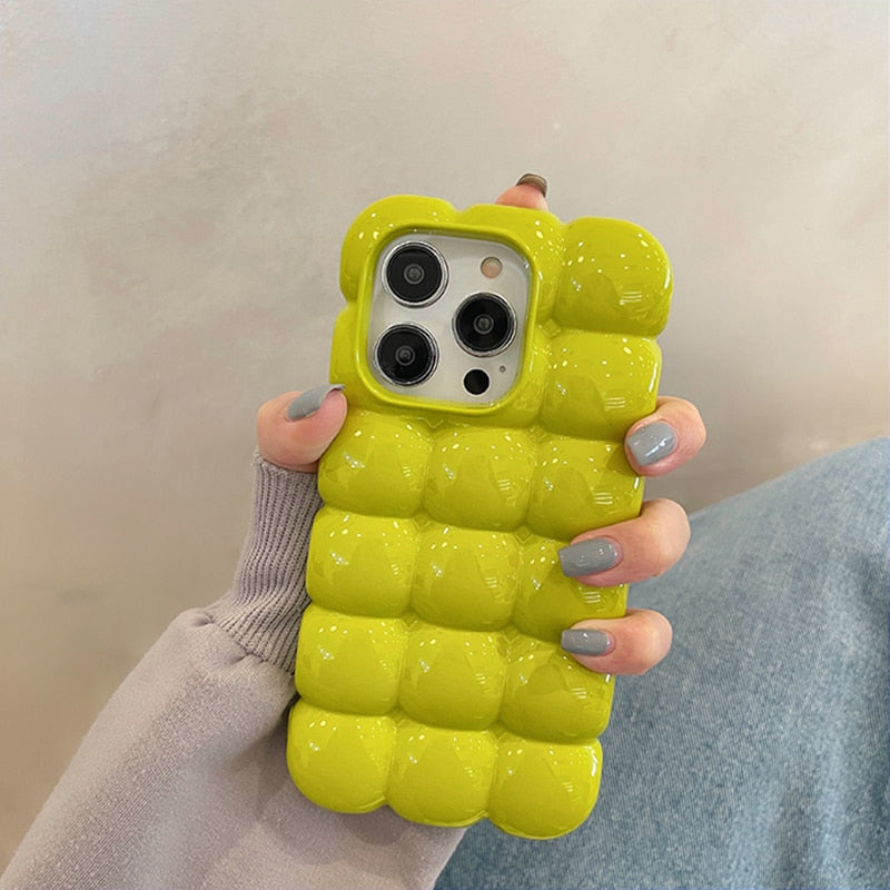 Süßes 3D Schokoladenblock iPhone Etui