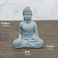 Frendorf | TranquilStone Buddha Figuren Set | Meditative Mönchs Statuen | Zen Garten Dekoration | Achtsamkeit & Feng Shui Deko für Zuhause