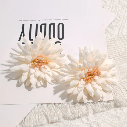 Frendorf | 30 Stück Gerbera Kunstseide Blumen Köpfe – 8CM Hochwertige DIY Blumen für Hochzeit, Dekoration, Kränze und Bastelprojekte