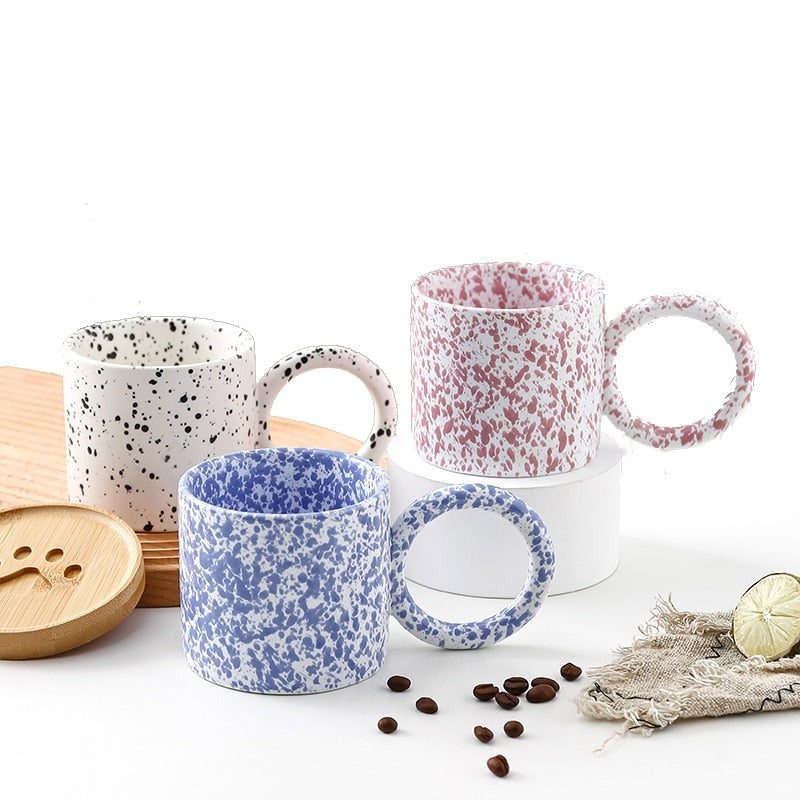 RUNDE HANDGRIFF TASSE - Rose