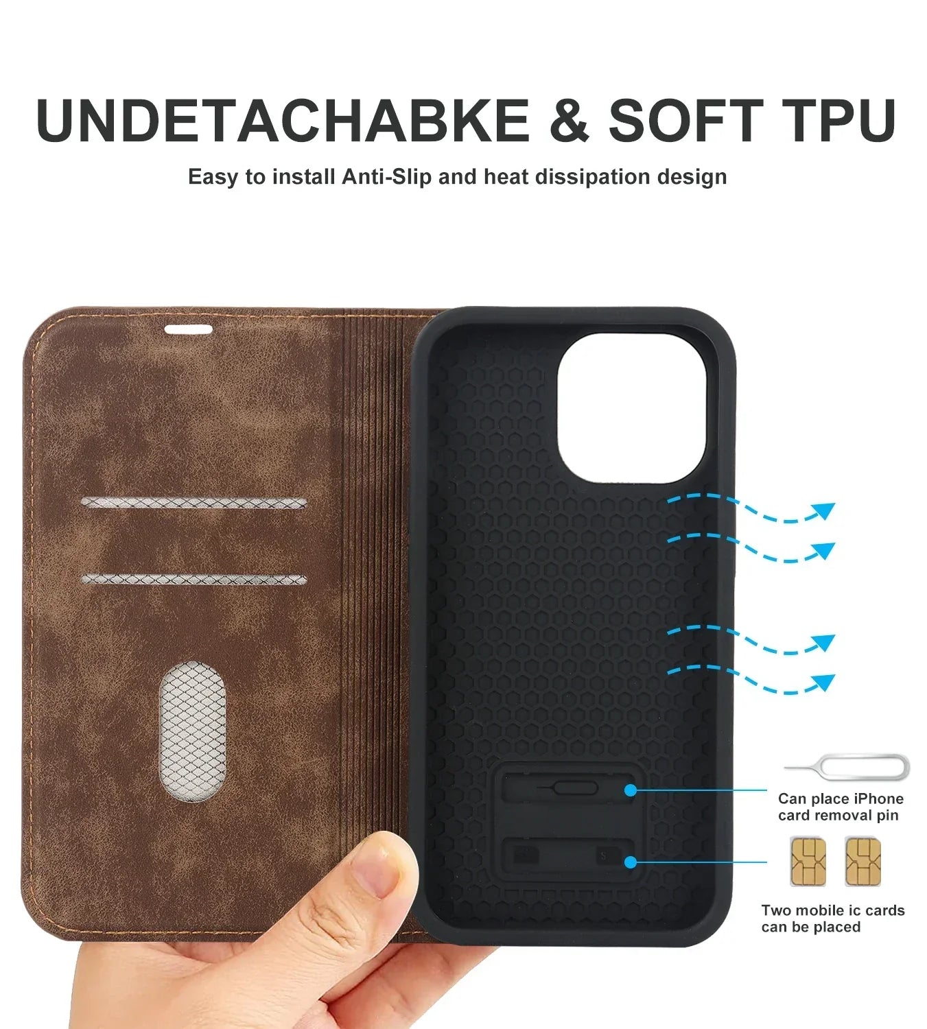 Frendorf | Magnetische Wallet Hülle MagSafe Wireless Charging- iPhone
