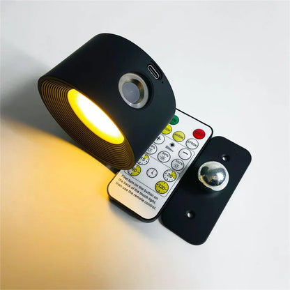 Spotlight Kabellose Wandlampe - 360° Rotation, Dimmbar, Wiederaufladbare Wandlicht