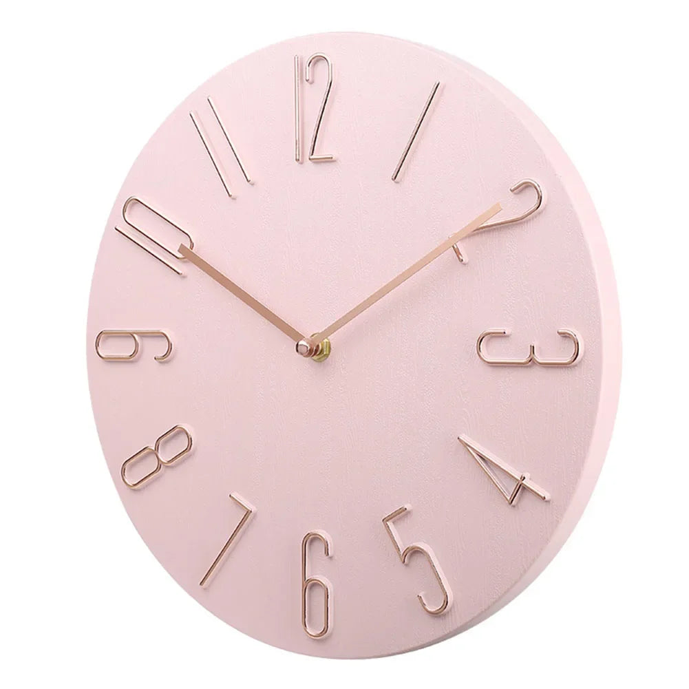 Schlichte, minimalistische Wanduhr