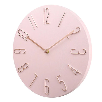 Schlichte, minimalistische Wanduhr