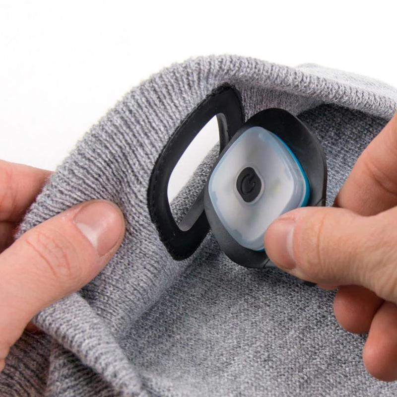 Frendorf | Sandsberg Verwijderbare LED Hoofdlamp Beanie