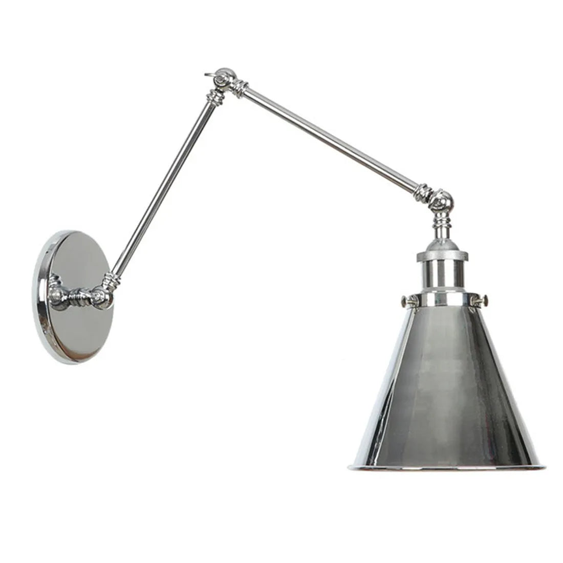 Frendorf | Metall Schwarz/Rost Wandmontage Licht Flachschirm 1 Glühbirne Industrie Stil Wandleuchte mit Schwenkarm