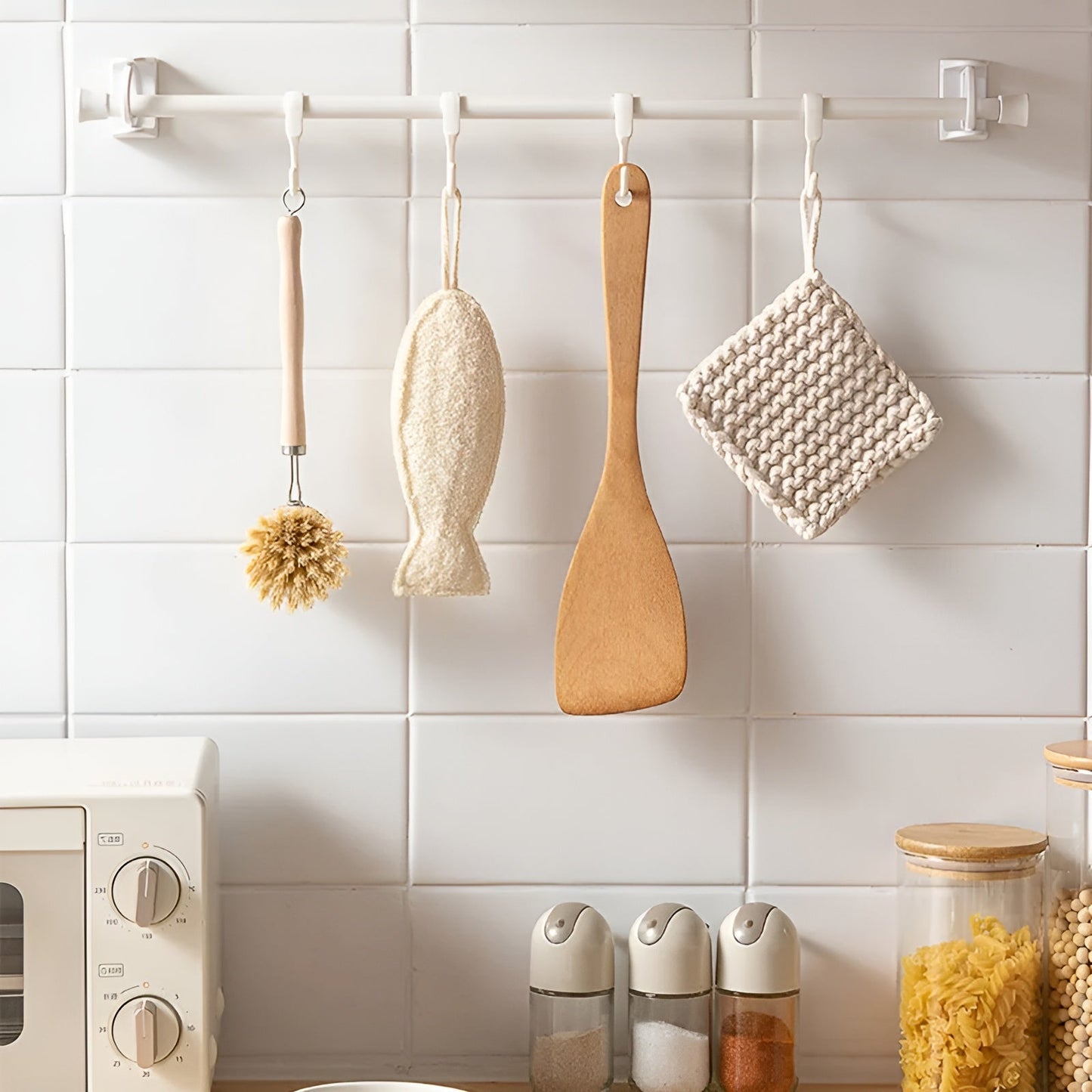 Frendorf | FlexiHook -  Kompaktes Hängegestell mit 8 Stück Haken