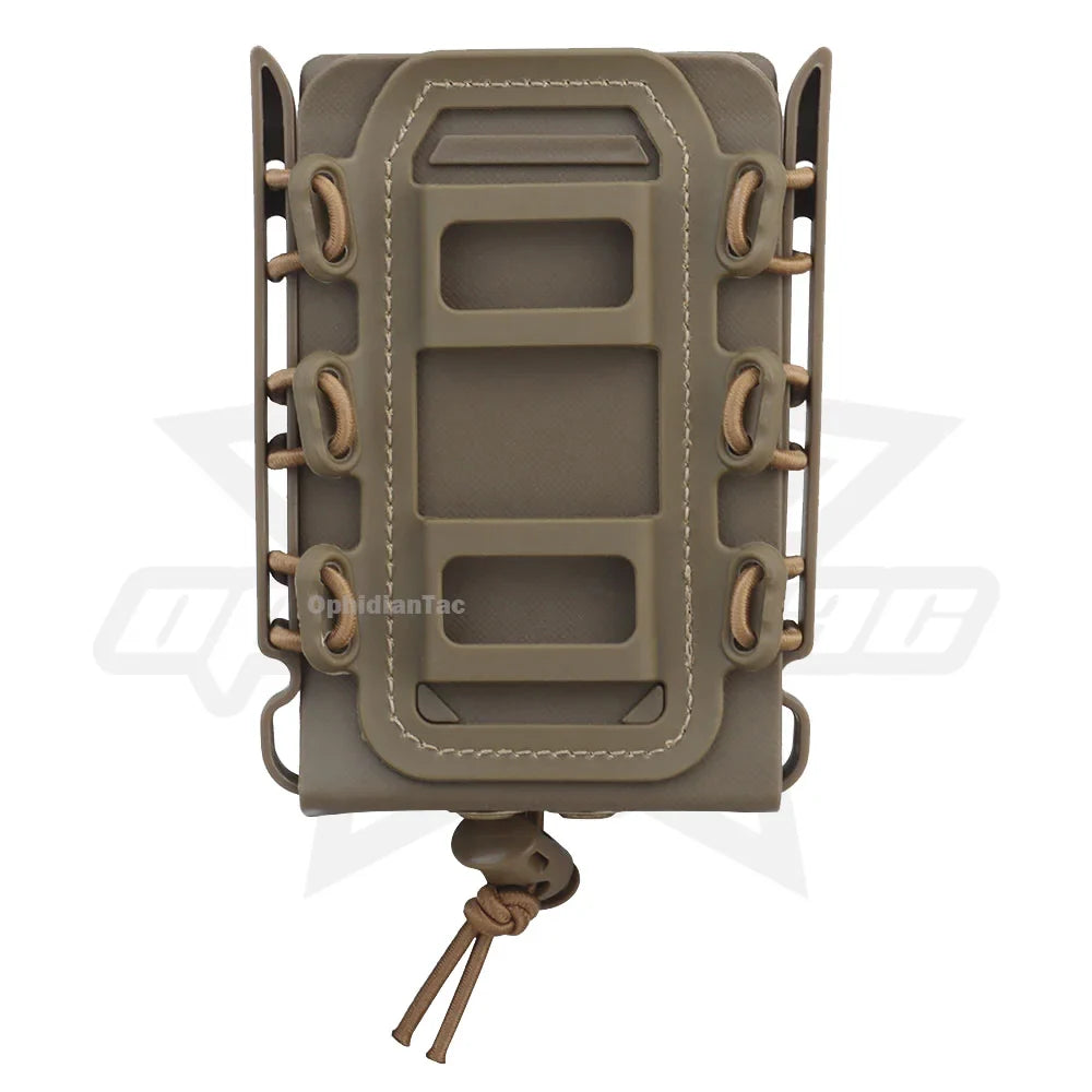 Taktischer Fast Mag Flexibel Molle | 5.56 Magazin Tasche Träger | für AK 74/47 AR M4 | Gewehr Pistolen Magazin Halter | 5.56/7.62 Mag Tasche