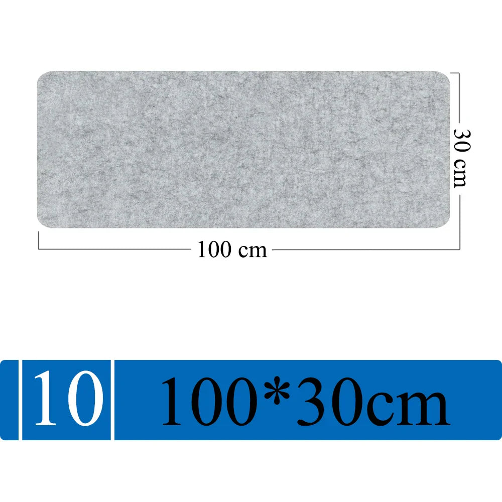 Großes Filz-Mauspad | Rutschfest & Schützend | Warm & Weich | 3mm Dick