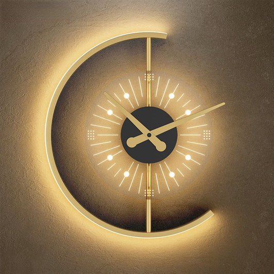 Moderne minimalistische LED-Uhr