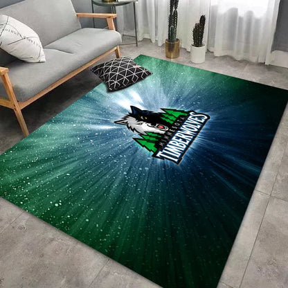 Frendorf | CourtComfort Rutschfester Küchenläufer | Waschbare Basketball-NBA Fußmatte | Teppich für Bad, Wohnzimmer & Flur