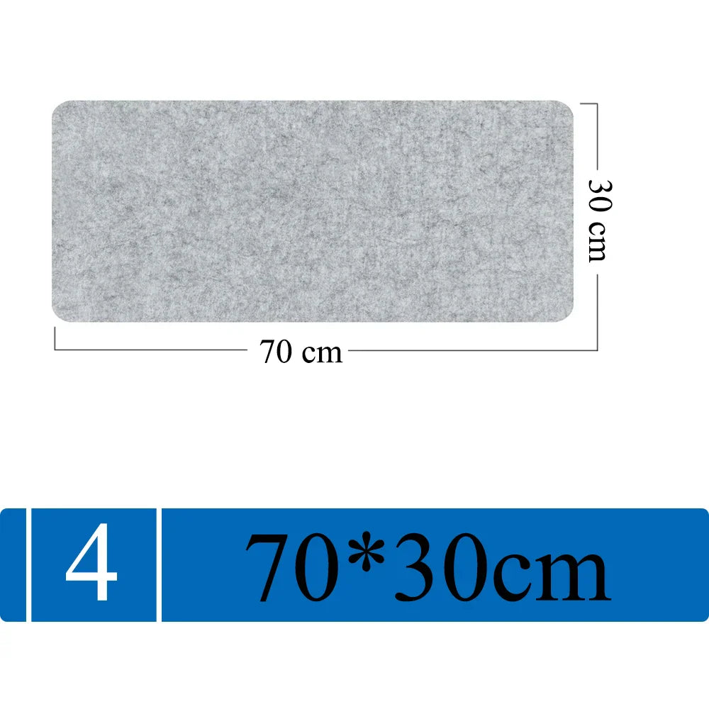 Großes Filz-Mauspad | Rutschfest & Schützend | Warm & Weich | 3mm Dick