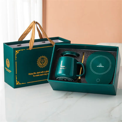 Smart Keramik Becher Heizung Tasse Untersetzer Wärmer Thermostat Kaffee Heizung Elektrische Becher Set Milch Tee Heizung Wasser Home Office Geschenk