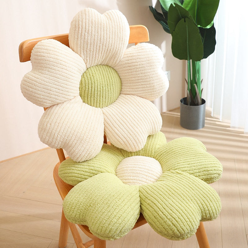 Fluffy Kleeblumen Kissen