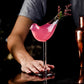 Frendorf | AquaSpirits Kreatives Cocktailglas | Transparentes Design mit Strohhalm | Pufffisch, Oktopus, Schwan & Vogel | Perfekt für Party & Bar