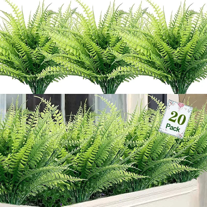 Frendorf | 20 Bündel UV-beständige Outdoor-Kunstblumen – Künstliche Plastikblumen für Zuhause, Garten und Hochzeitsdekoration