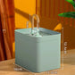 Frendorf | Ultra-leise Haustier-Wasserbrunnen mit intelligenter Filtration - 1,5 l Edelstahl