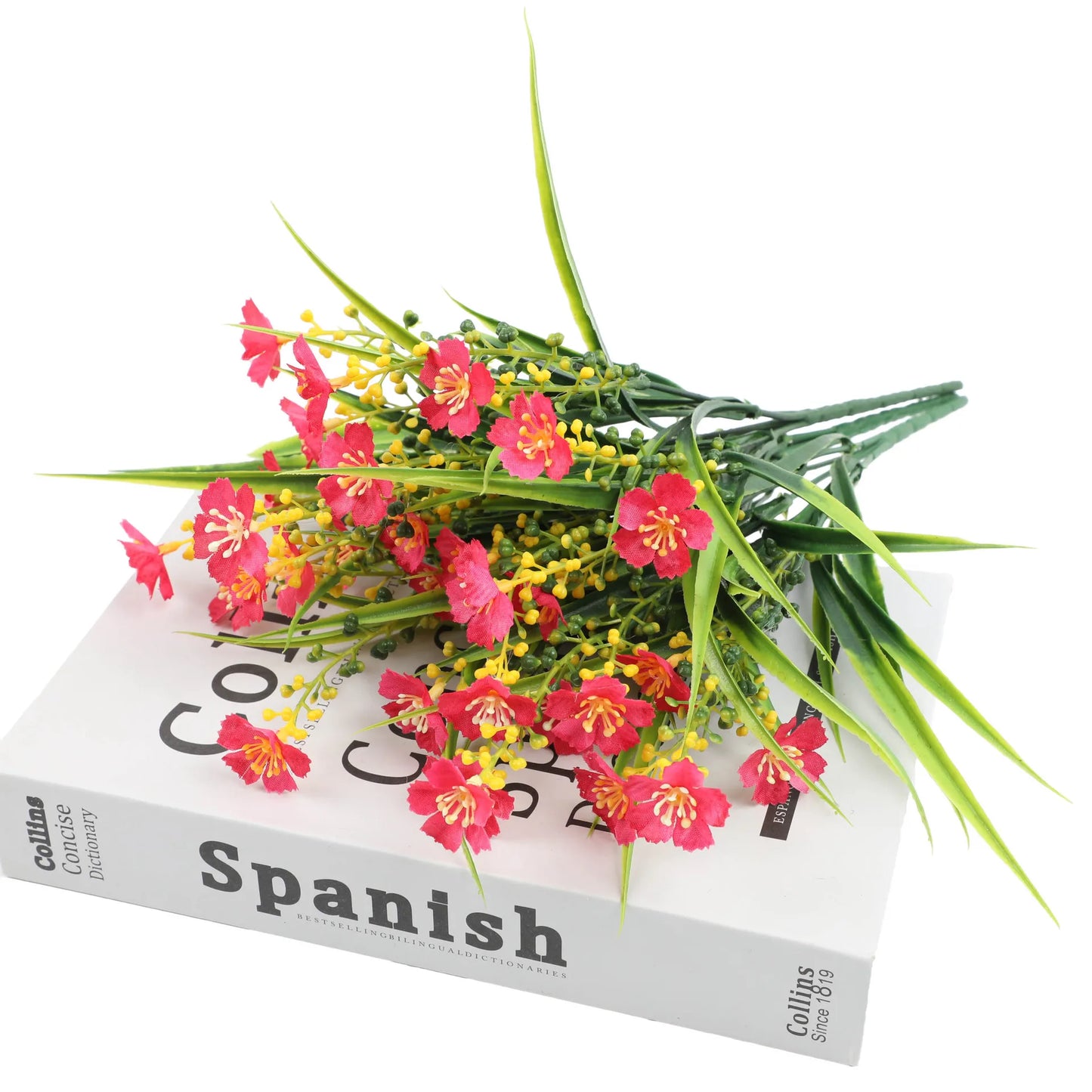 Frendorf | 2/6/10 Bundles Außen Künstliche Blumen – UV Beständige Falsche Seide Blumen für Garten, Veranda und Außen Dekor