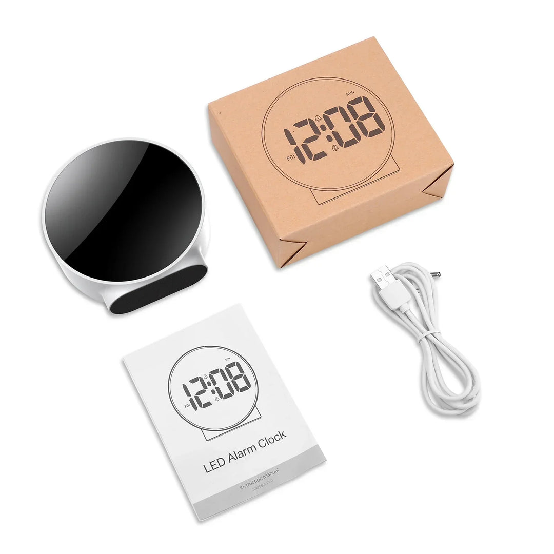 Frendorf | BrightTime – Digitales LED-Wecker mit USB-Ladung