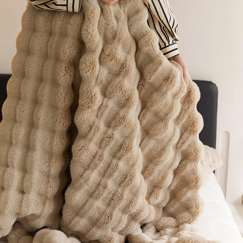 Frendorf | ChicWarmth Premium Kuscheldecke | Hochwertiger Plaid | Luxuriös & Warm für Zuhause