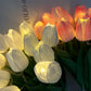 LED-Lampe mit künstlichem Tulpenblumenstrauß perfekt für Geschenke oder als Hochzeitsfeier-Hausdekorationen