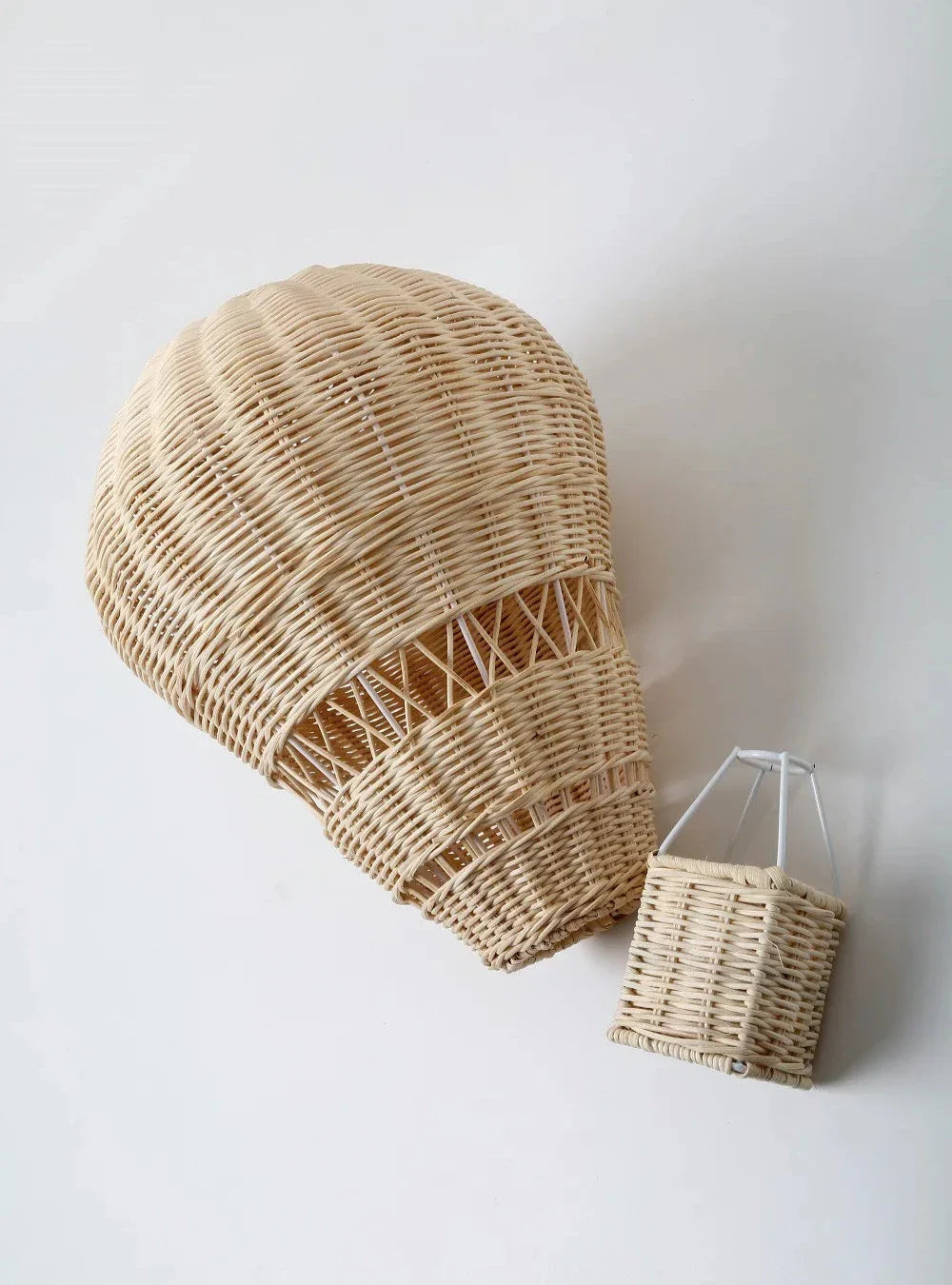 Handgefertigtes Rattan Woven Luftballon Mobile Ornament