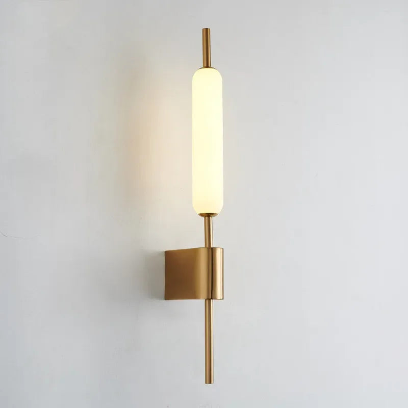 Frendorf | AuraGold – Elegante Gold Wandlampe für LED-Beleuchtung