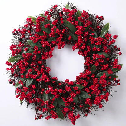 Rote Beeren Weihnachtskränze