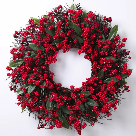 Rote Beeren Weihnachtskränze