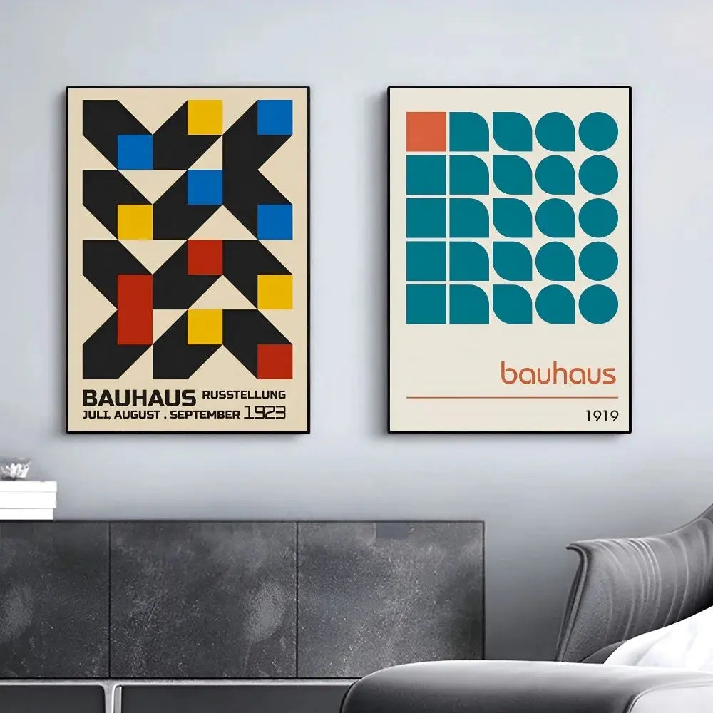 Frendorf | Bauhaus Poster: Erheben Sie Ihre Dekoration mit moderner abstrakter Kunst