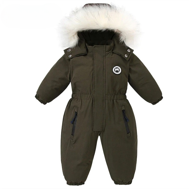 Frendorf Baby-Winteroverall Mila | 3-lagig, Wasserdicht und Gefüttert für maximalen Kälteschutz (75-115cm)