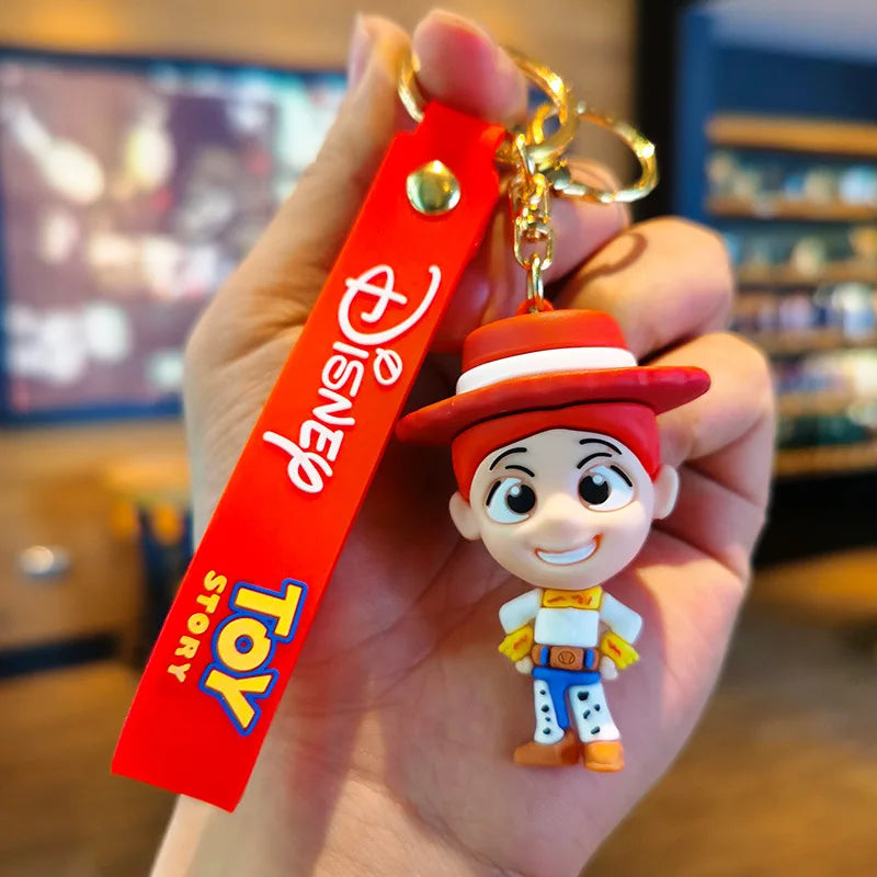 Anime Disney Schlüsselanhänger - Süßer Mickey Mouse, Minnie, Lilo und Stitch Cartoon Schlüsselring, Ornament und Autoanhänger, Perfekte Geschenke für Kinder