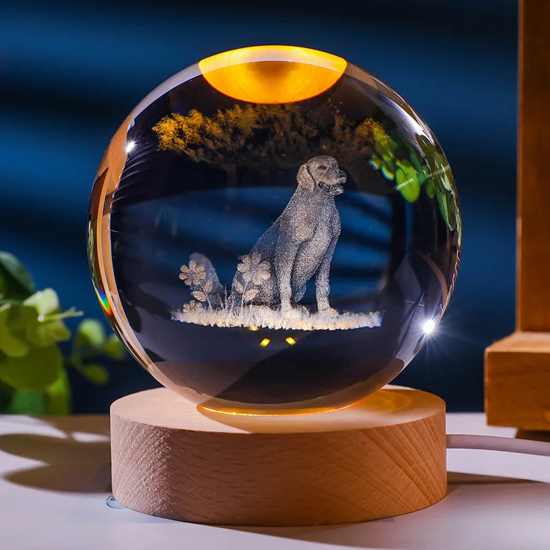 Frendorf | AstroLumea Zodiac Crystal Sphere | LED Nachtlicht | Deko & Feng Shui Inspiration