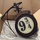 Harry Potter 9 3/4 Figur Nachttischlampe LED Magische Wandlampen Plattform Hogwarts 3D Lampe Harries Zimmerdekoration Kinder Geburtstag Geschenk