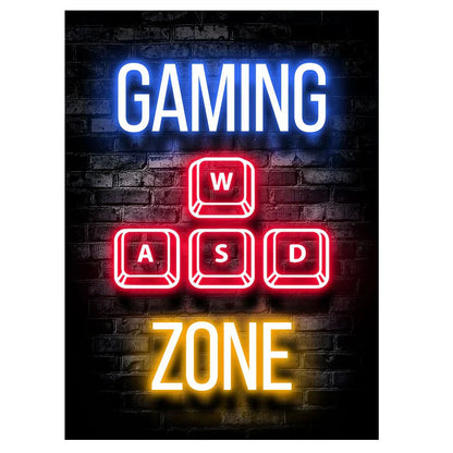 Frendorf | GameVibe Exquisite Gaming Art Poster Leinwanddruck | Hochwertige Wandkunst | Dekoration für Gamer & Spielzimmer