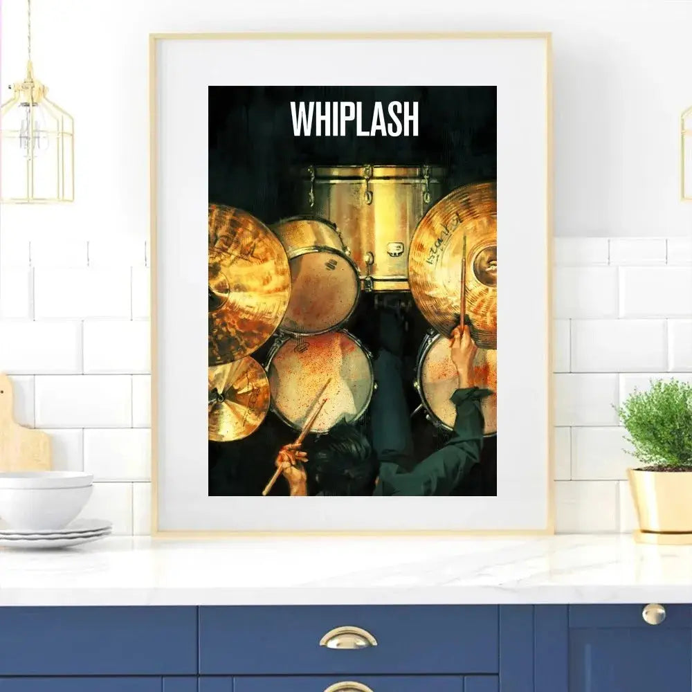 Klassisches Film Whiplash Poster Home Zimmer Dekor Wohnzimmer Schlafzimmer Ästhetik Kunst Wandmalerei Aufkleber