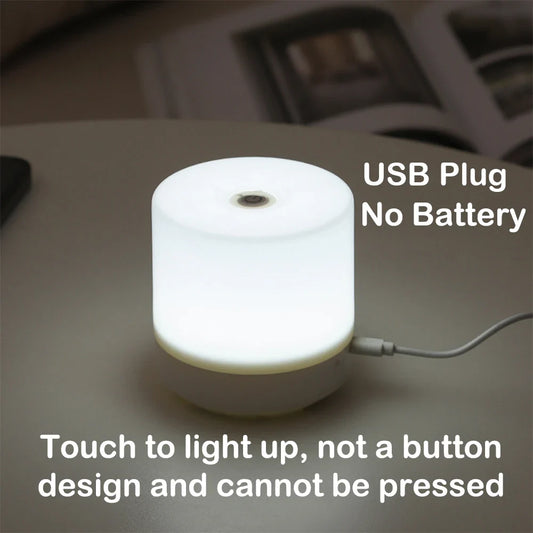 Kreative USB Nachttischlampe - Touch-Dimmung LED Nachtlicht für Schlafzimmer & Studentenwohnheim
