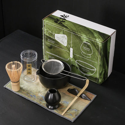 Japanischer Matcha, geeignet zum Bürsten einer Schüssel Tee, Schneebesen, Keramik-Ei-Schläger, Matcha für japanische Teezeremonie, Tee-Set manuell