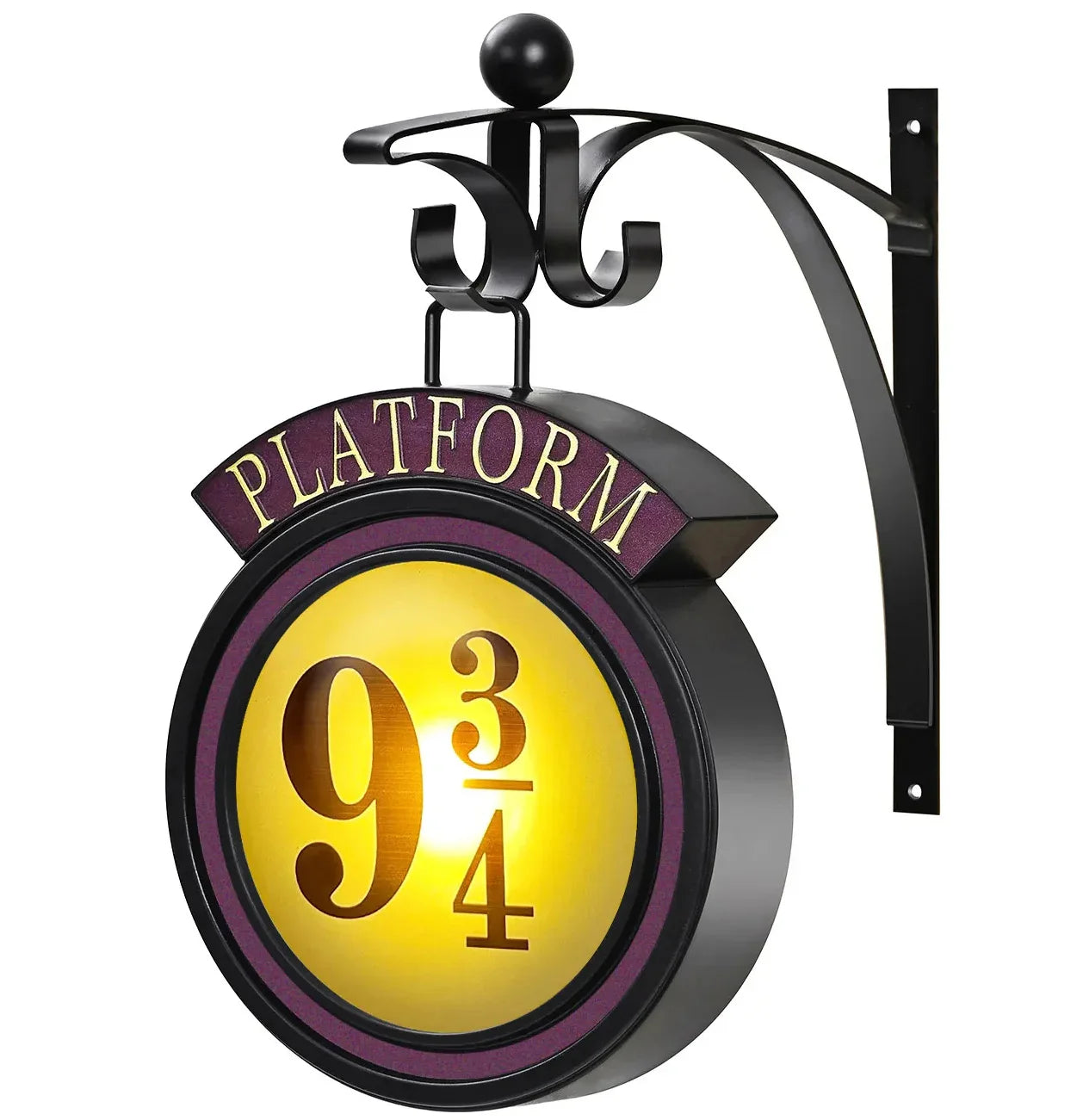 Harry Potter 9 3/4 Figur Nachttischlampe LED Magische Wandlampen Plattform Hogwarts 3D Lampe Harries Zimmerdekoration Kinder Geburtstag Geschenk