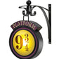 Harry Potter 9 3/4 Figur Nachttischlampe LED Magische Wandlampen Plattform Hogwarts 3D Lampe Harries Zimmer Dekor Kinder Geburtstag Geschenk