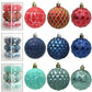 Frendorf | 12 Stück Mischmuster Weihnachtsball Baum Dekor